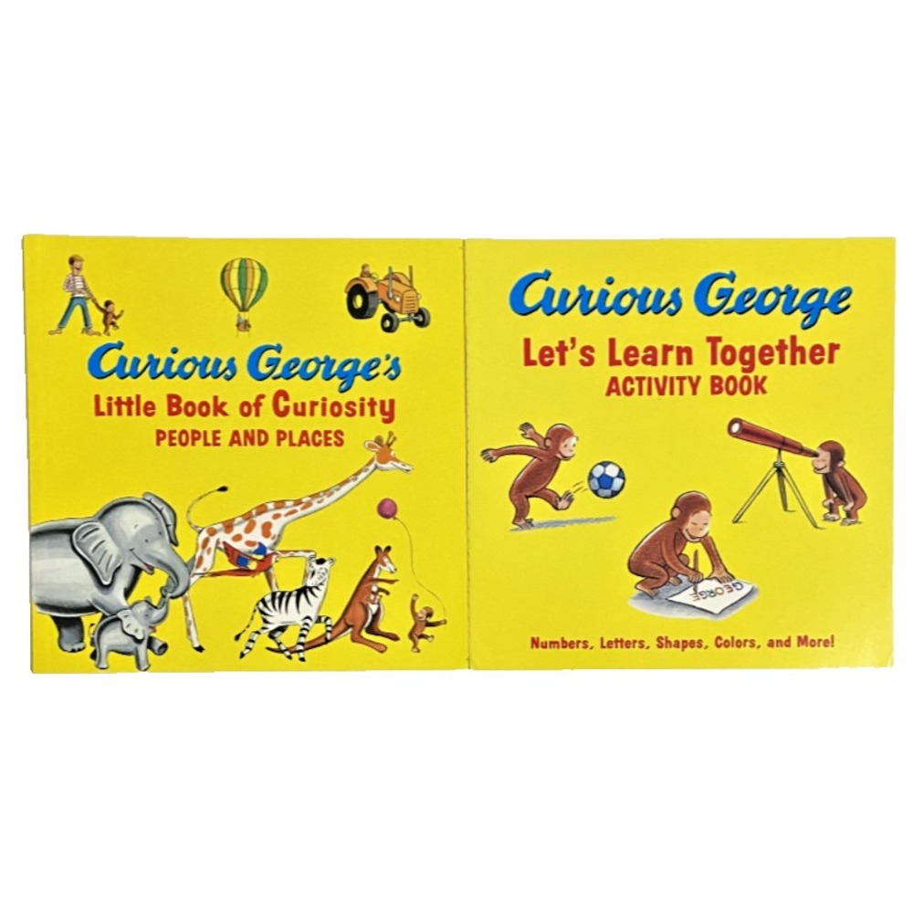 Curious George LITTLE‎ BOOK OF CURIOSITY & LET'S LEARN TOGETHER Books